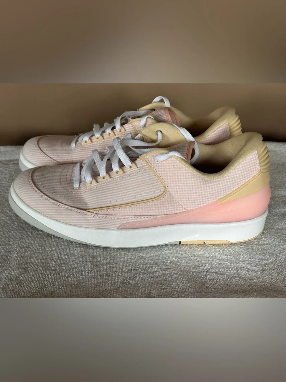 🔥 Air Jordan 2 Retro Low Atmosphere Pink Sail Sneakers Men’s Size 14 DX6930